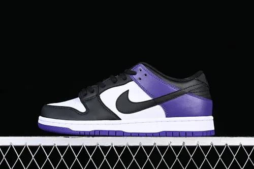 All categories Nk SB Dunk series Nk SB Dunk Low low-top sneakers Nk SB Dunk Low "Court Purple" black purple North Carolina blue low-top casual sports skateboard shoes BQ6817-500